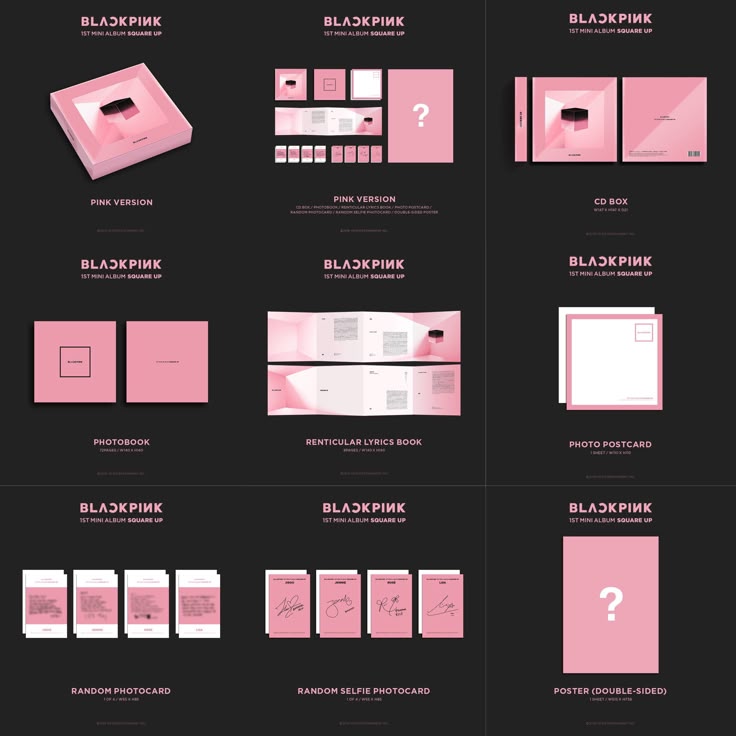 BLACKPINK - SQUARE UP Mini Album Vol. 1 (Random) - K-pop