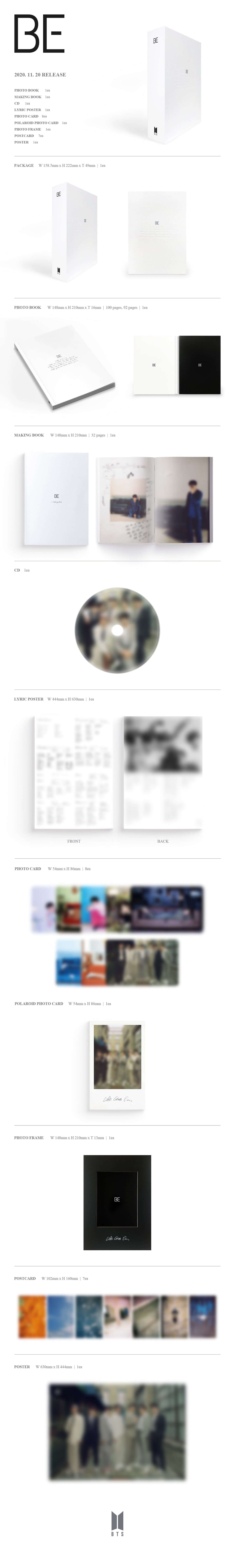BTS - BE (Deluxe Version) - K-pop
