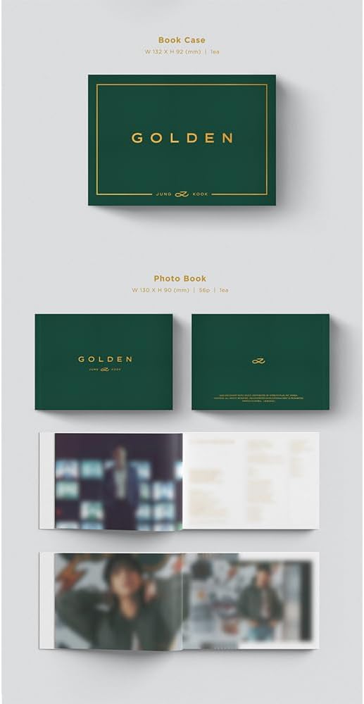BTS JUNGKOOK - GOLDEN (Weverse Albums Version) - K-pop
