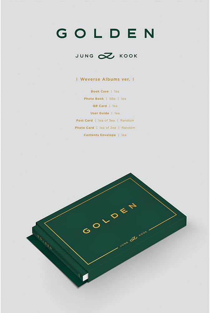 BTS JUNGKOOK - GOLDEN (Weverse Albums Version) - K-pop