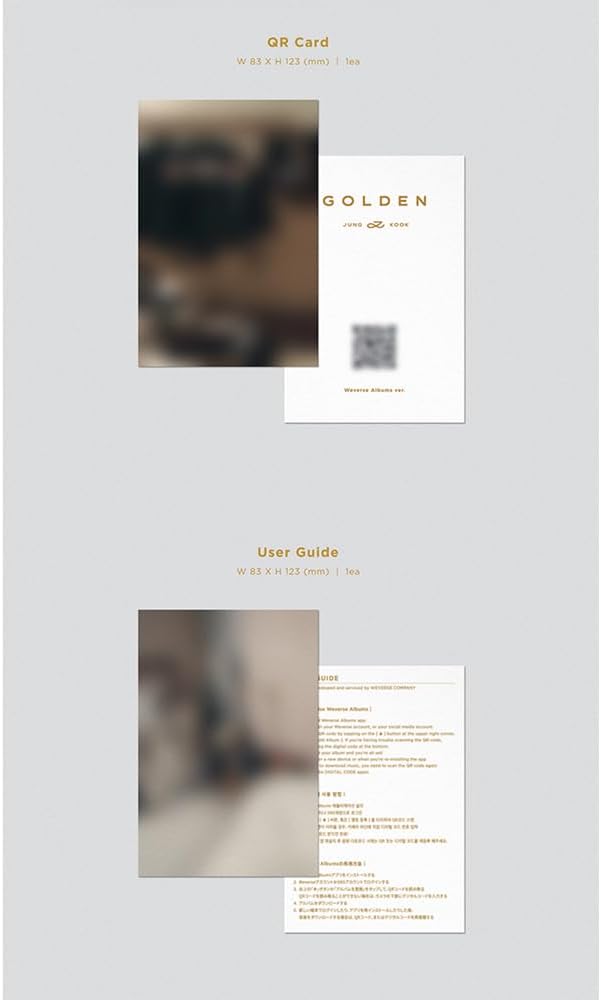 BTS JUNGKOOK - GOLDEN (Weverse Albums Version) - K-pop