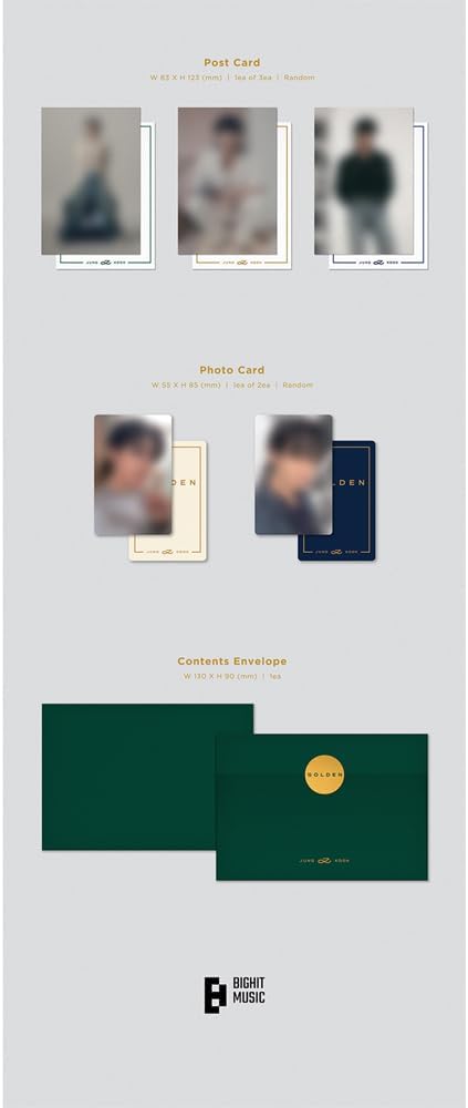 BTS JUNGKOOK - GOLDEN (Weverse Albums Version) - K-pop