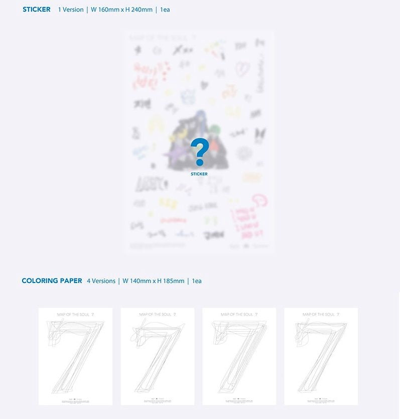 BTS - MAP OF THE SOUL: 7 (Random) - K-pop