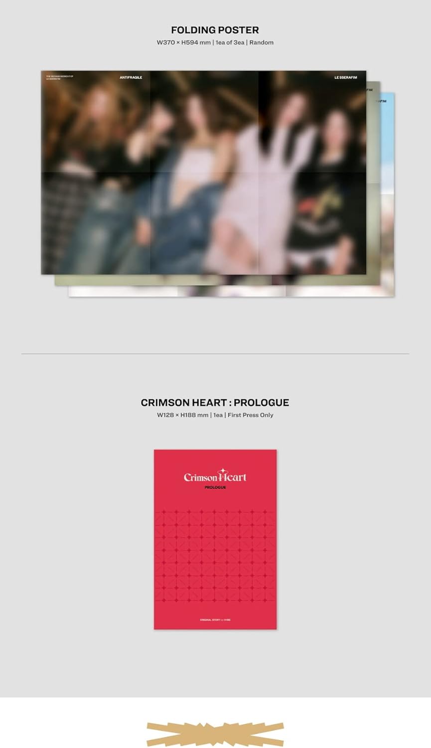 LE SSERAFIM - ANTIFRAGILE 2ND MINI ALBUM - K-pop