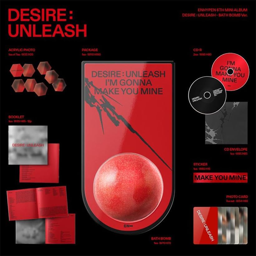 ENHYPEN - DESIRE: UNLEASH (Bath Bomb Version) - K-pop