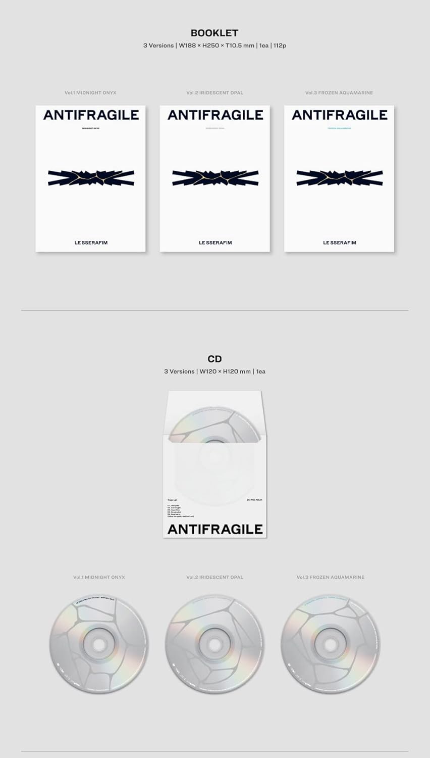 LE SSERAFIM - ANTIFRAGILE 2ND MINI ALBUM - K-pop