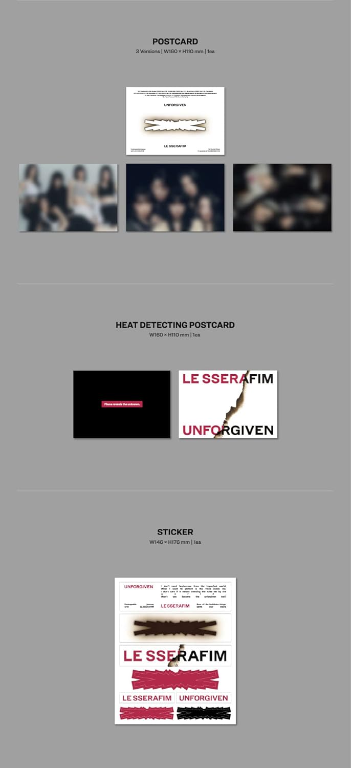 LE SSERAFIM - UNFORGIVEN - K-pop