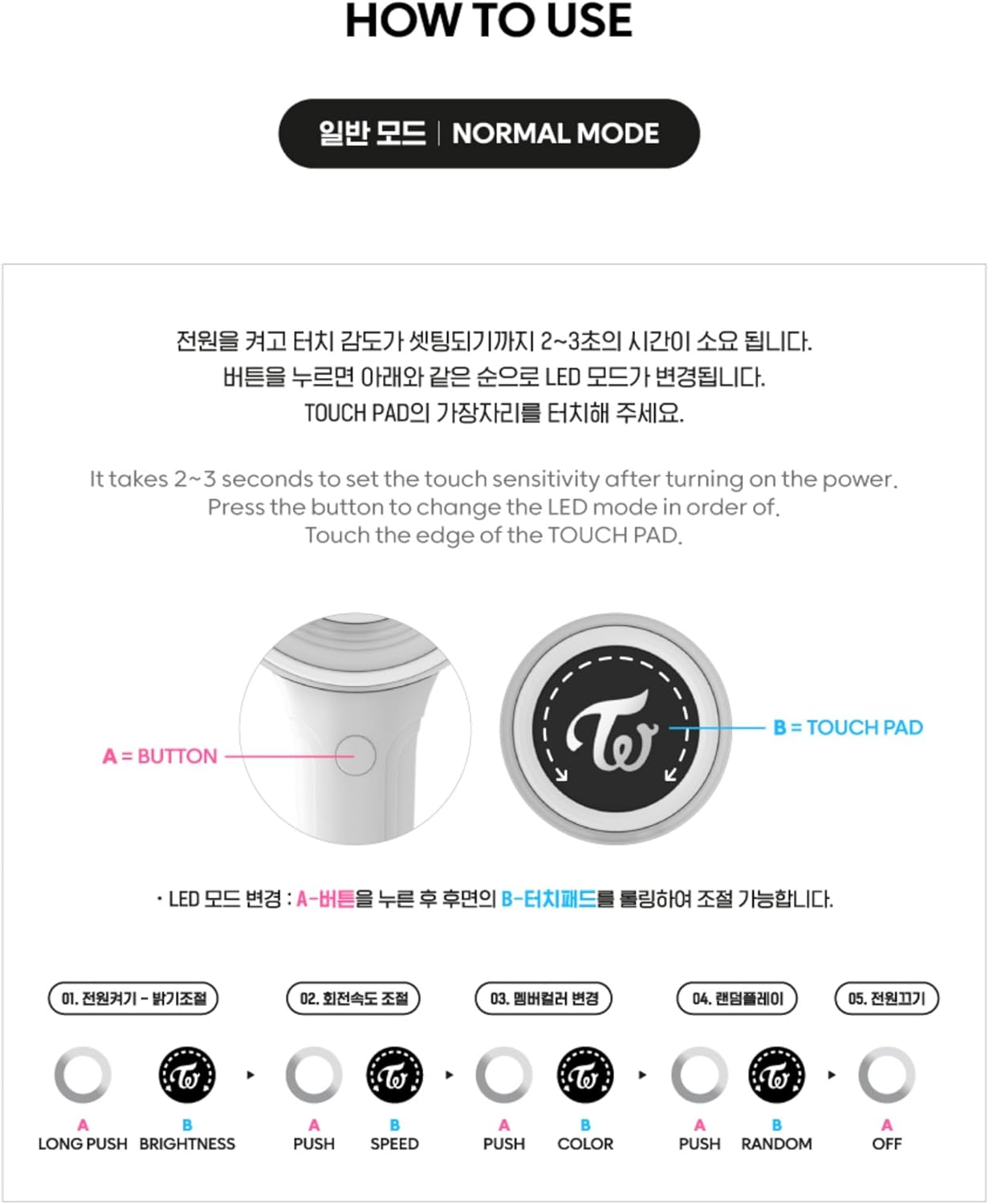 TWICE - Candybong INFINITY Official Lightstick Version 3 - K-pop