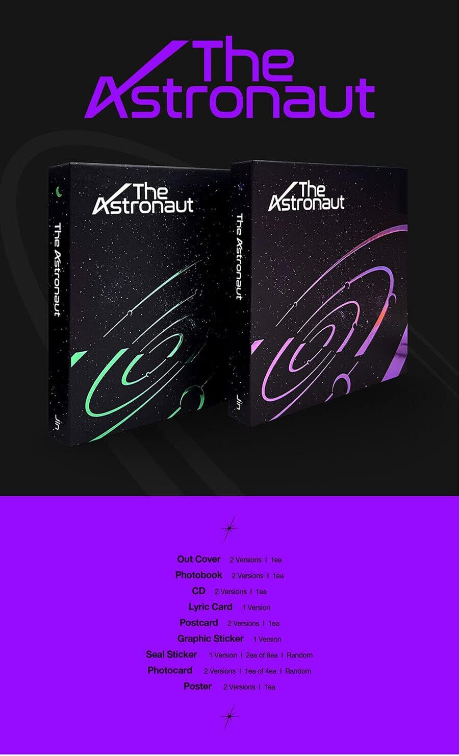 BTS JIN - The Astronaut 1st Single Album (Standard Version) - K-pop