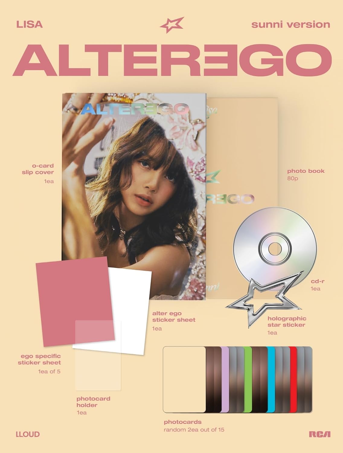 LISA - Alter Ego Photobook (Random) - K-pop