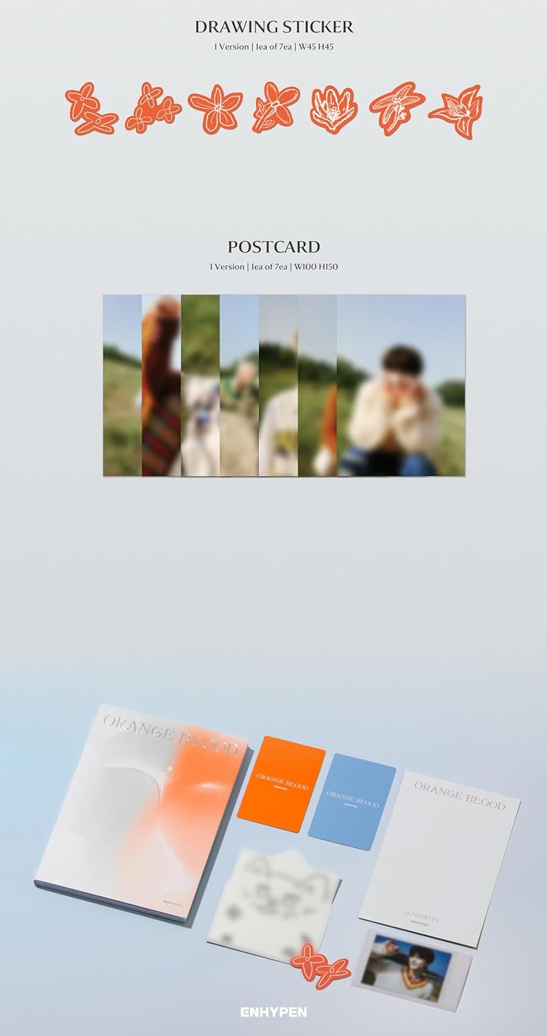 ENHYPEN - ORANGE BLOOD Engene Version (Random) - K-pop