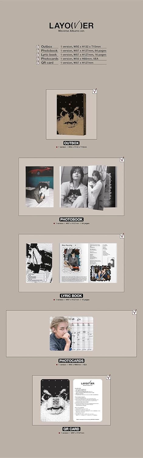 BTS V - Layover (Weverse Albums Version) - K-pop