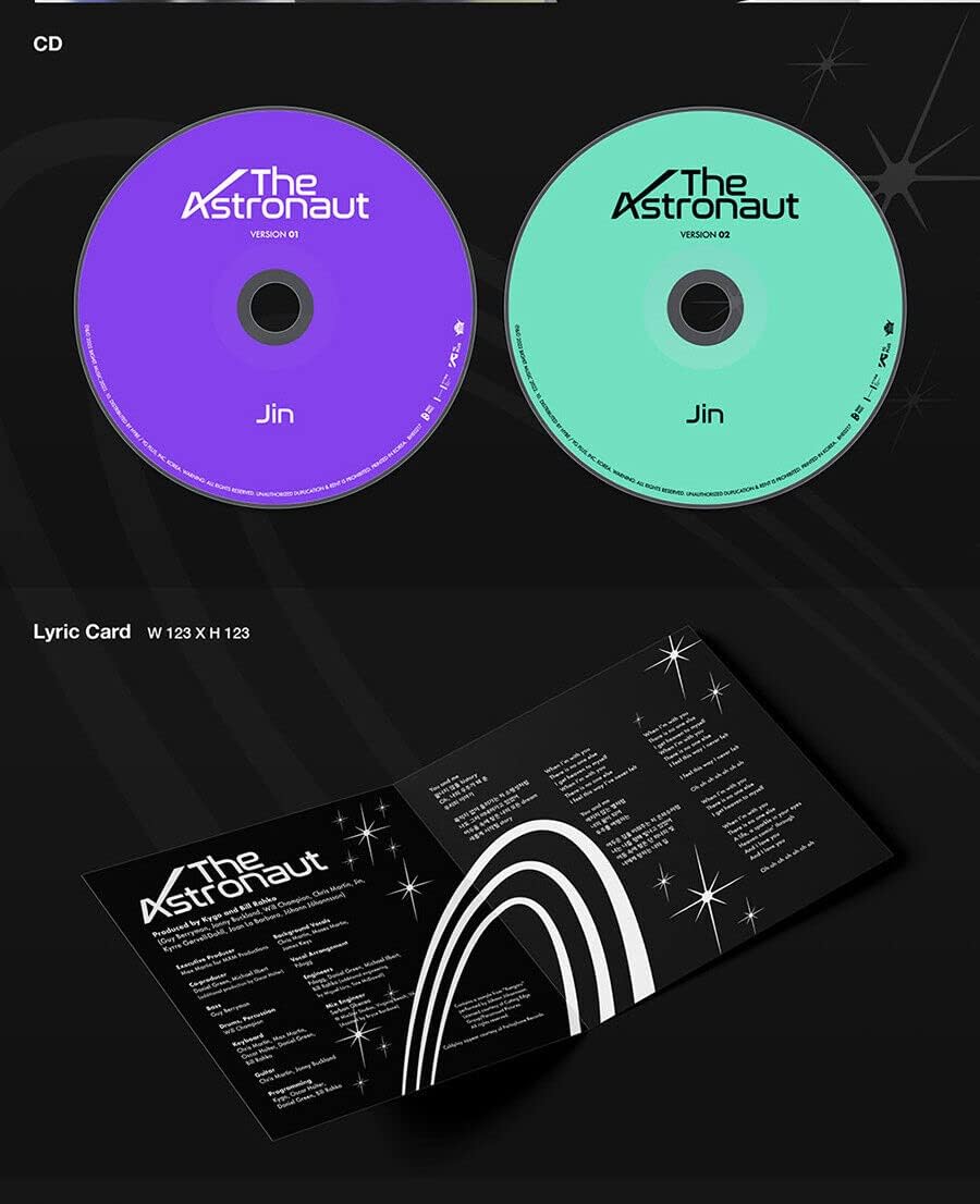 BTS JIN - The Astronaut 1st Single Album (Standard Version) - K-pop