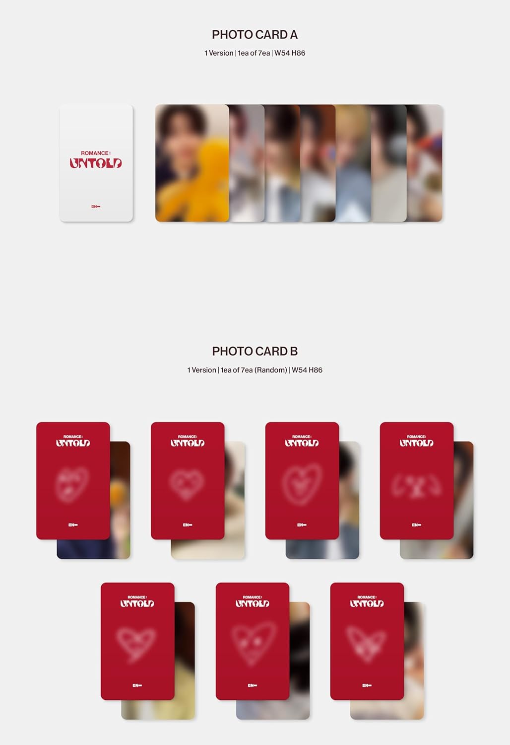 ENHYPEN - ROMANCE: UNTOLD Engene Version (Random) - K-pop