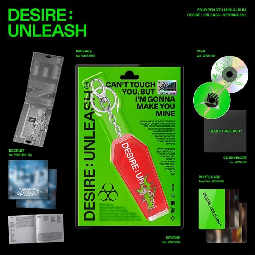 ENHYPEN - DESIRE: UNLEASH (Keyring Version) - K-pop