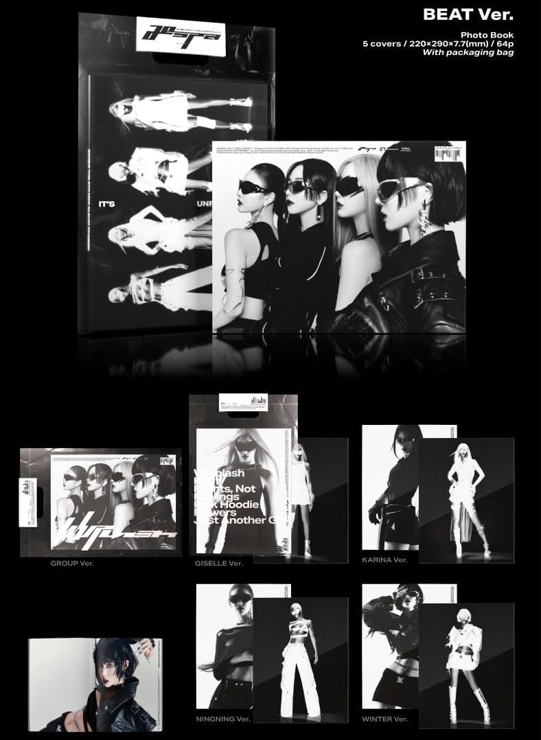 aespa - Whiplash The 5th Mini Album BEAT Version (Random) - K-pop
