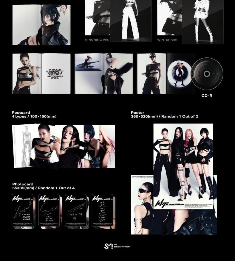 aespa - Whiplash The 5th Mini Album BEAT Version (Random) - K-pop