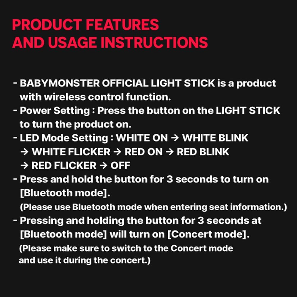 BABYMONSTER - Official Lightstick - K-pop