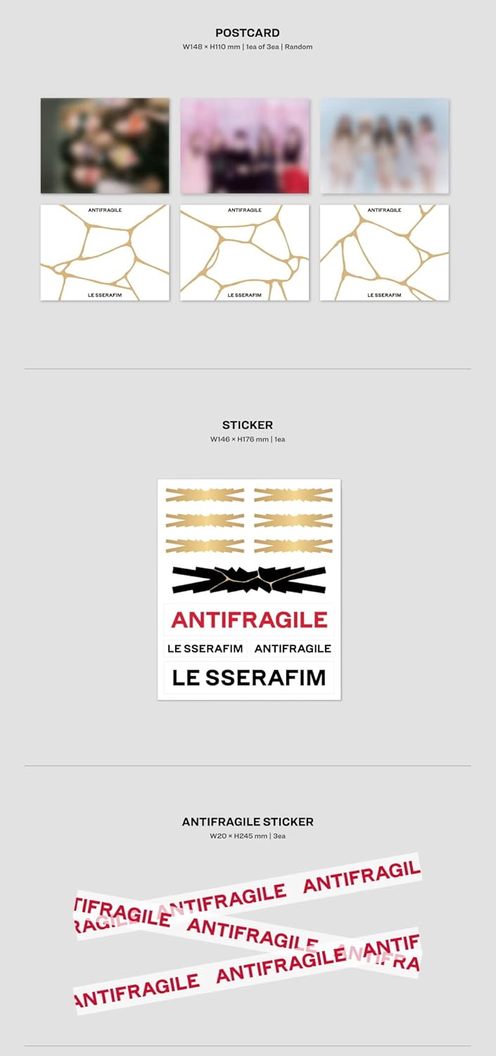LE SSERAFIM - ANTIFRAGILE 2ND MINI ALBUM - K-pop