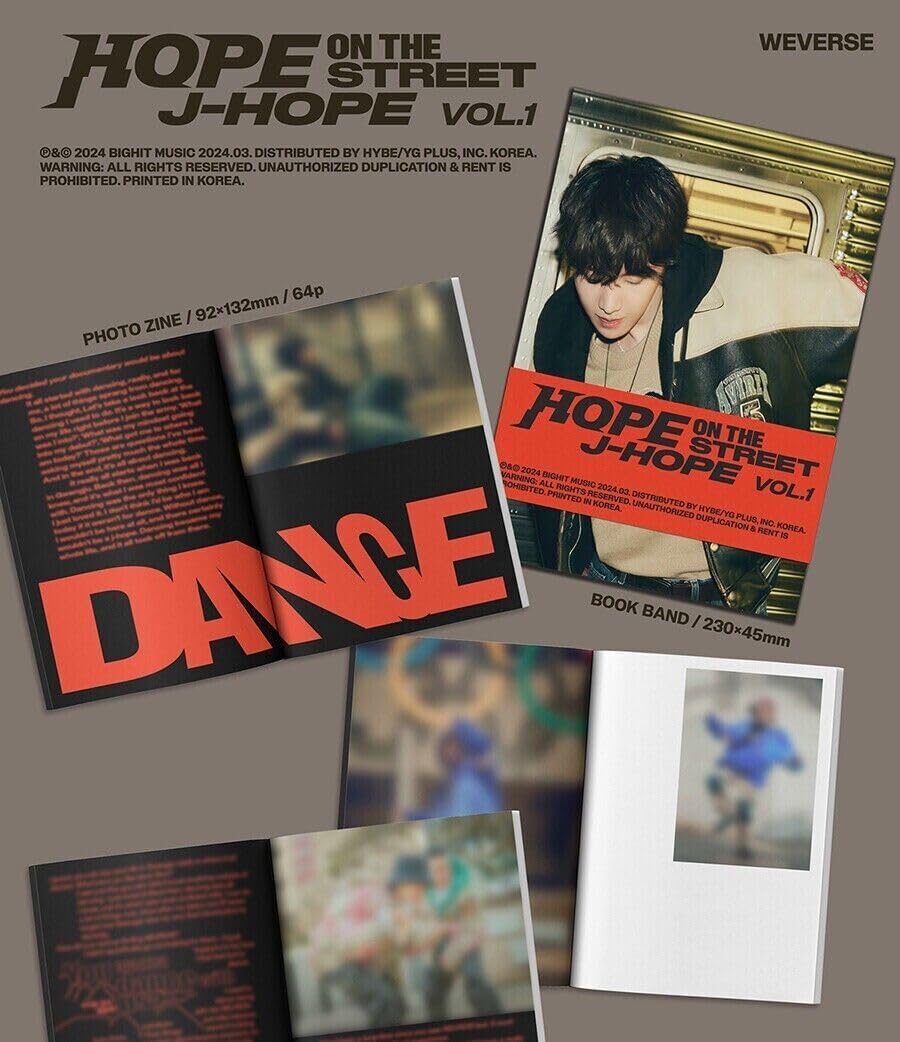 BTS J-HOPE - HOPE ON THE STREET VOL.1 (Weverse Albums Version) - K-pop