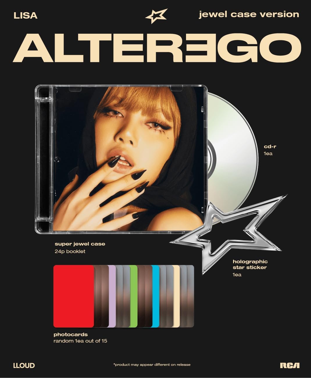 BLACKPINK LISA - Alter Ego (Jewel Case Version) - K-pop