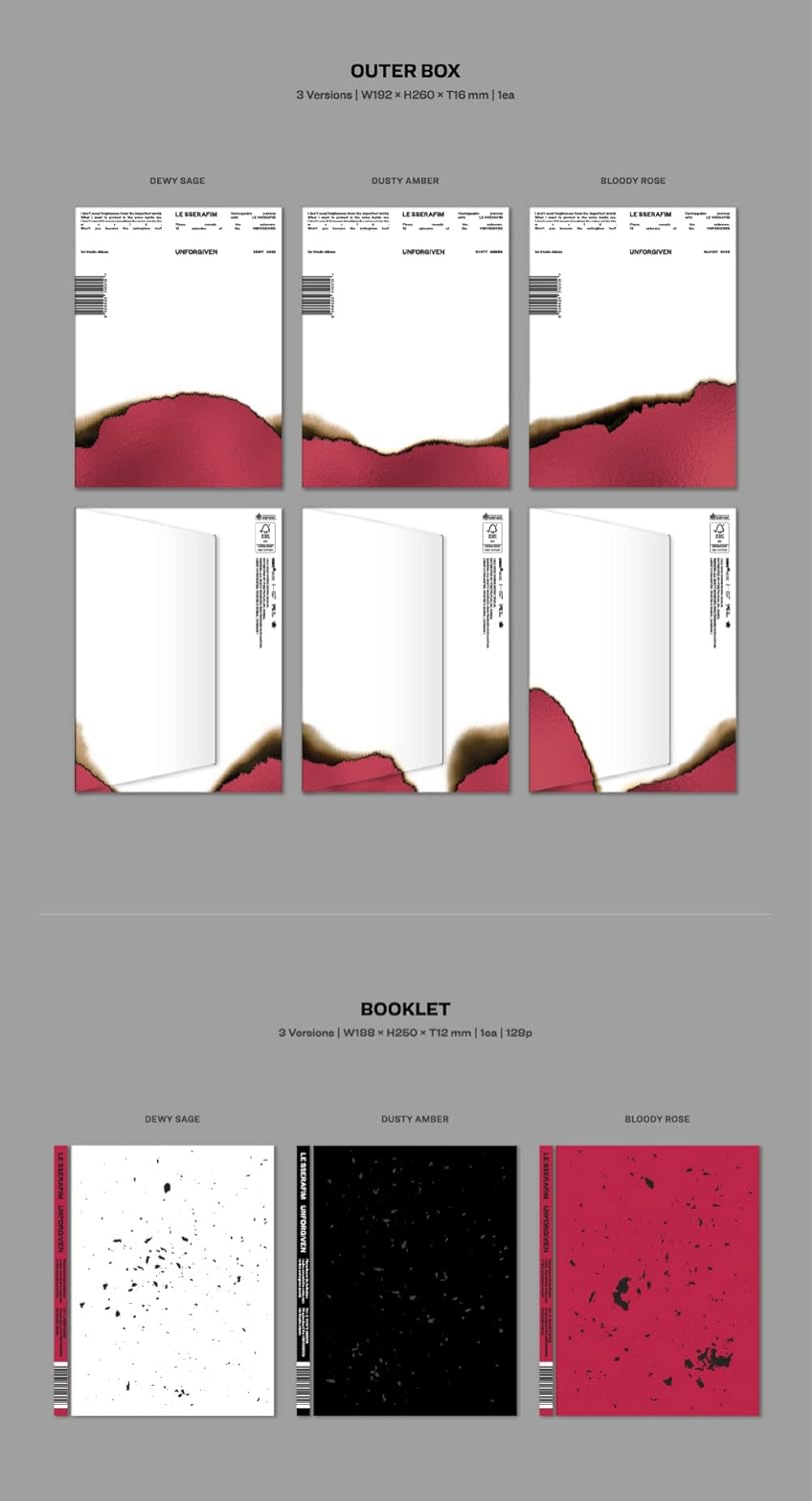 LE SSERAFIM - UNFORGIVEN - K-pop