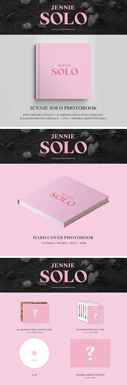 BLACKPINK JENNIE - SOLO (Photobook) - K-pop