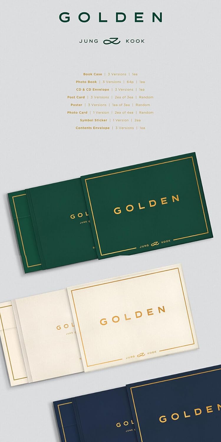 BTS JUNGKOOK - GOLDEN (Random) - K-pop