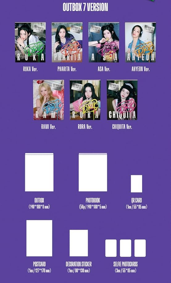 BABYMONSTER - DRIP YG Tag Version (Random) - K-pop