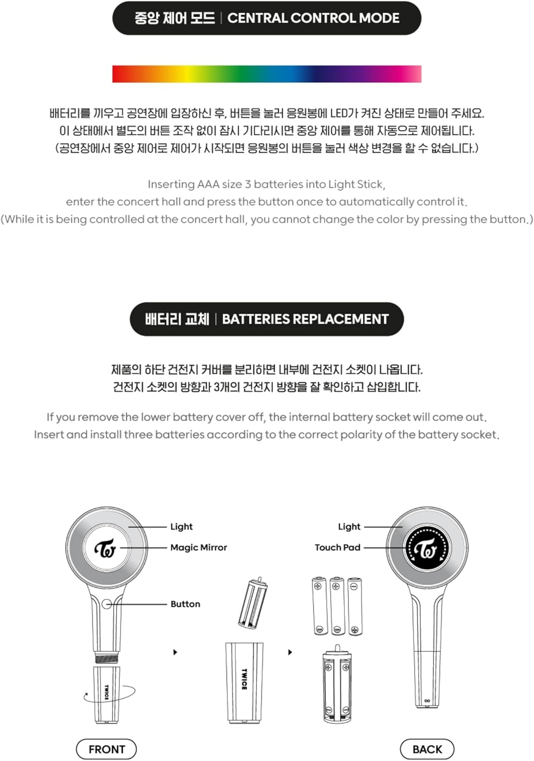 TWICE - Candybong INFINITY Official Lightstick Version 3 - K-pop