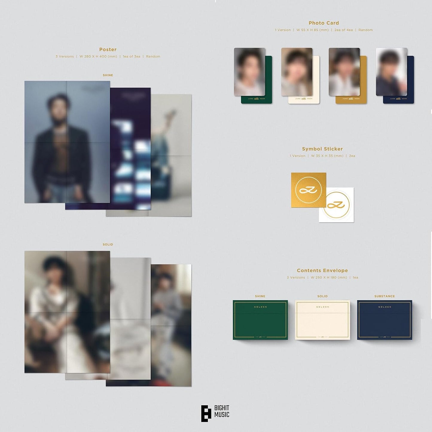 BTS JUNGKOOK - GOLDEN (Random) - K-pop