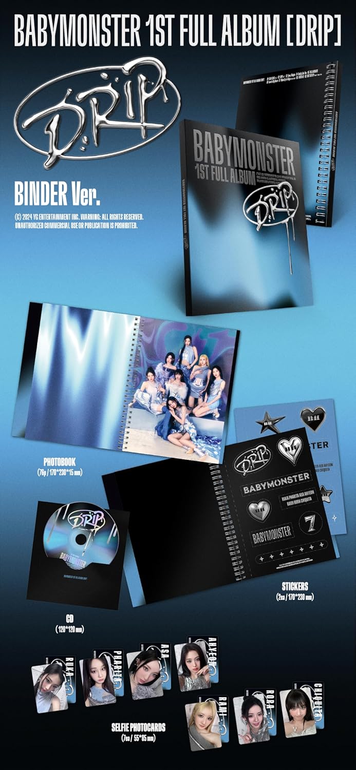 BABYMONSTER - DRIP 1st Full Album - K-pop