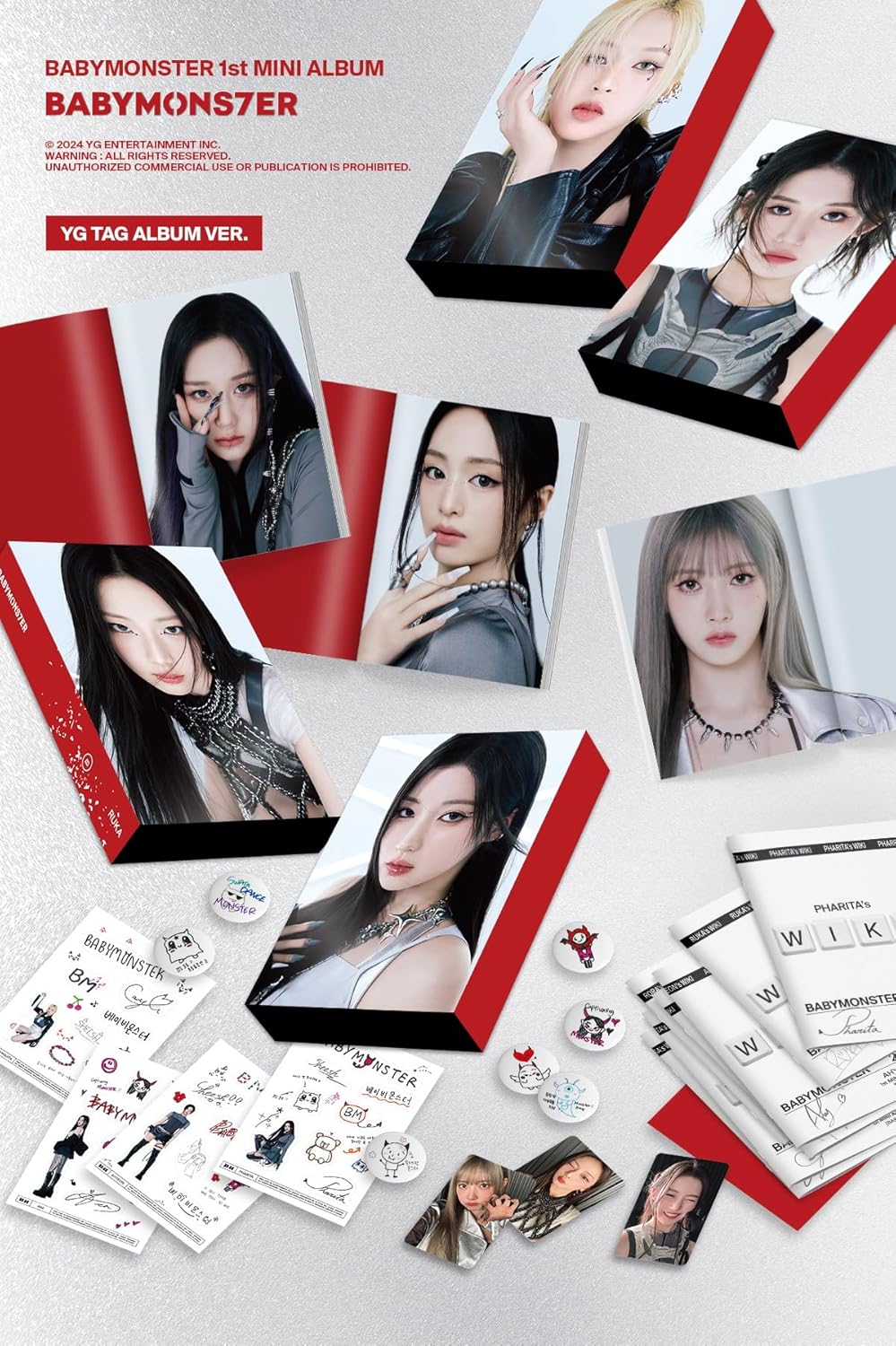 BABYMONSTER - BABYMONS7ER YG Tag Version (Random) - K-pop