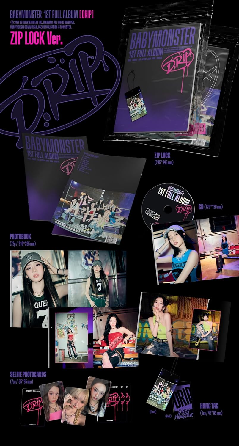 BABYMONSTER - DRIP 1st Full Album - K-pop