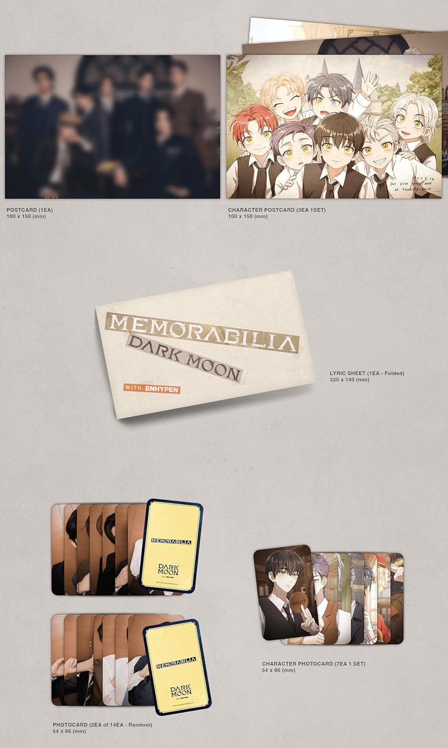 ENHYPEN - DARK MOON SPECIAL ALBUM <MEMORABILIA> Moon Version - K-pop