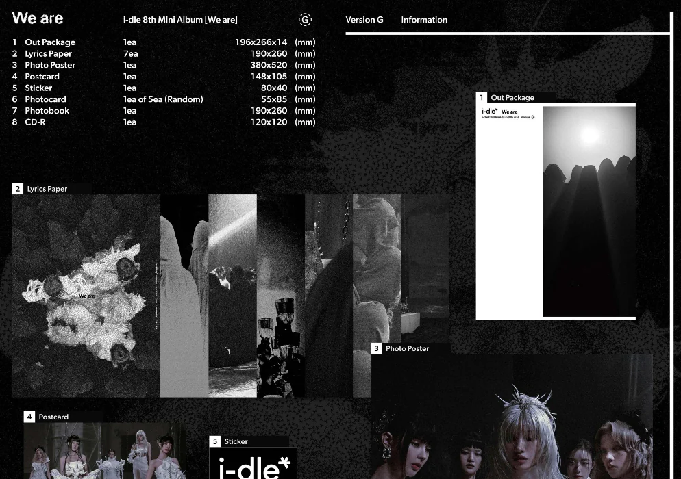 i-dle - We are 8th Mini Album - K-pop