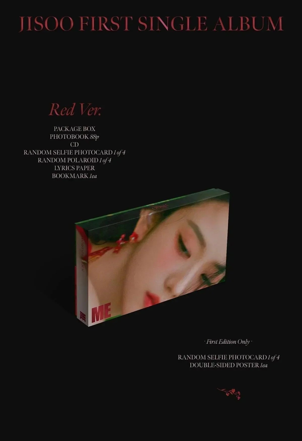 BLACKPINK JISOO - ME 1st Single Album - K-pop