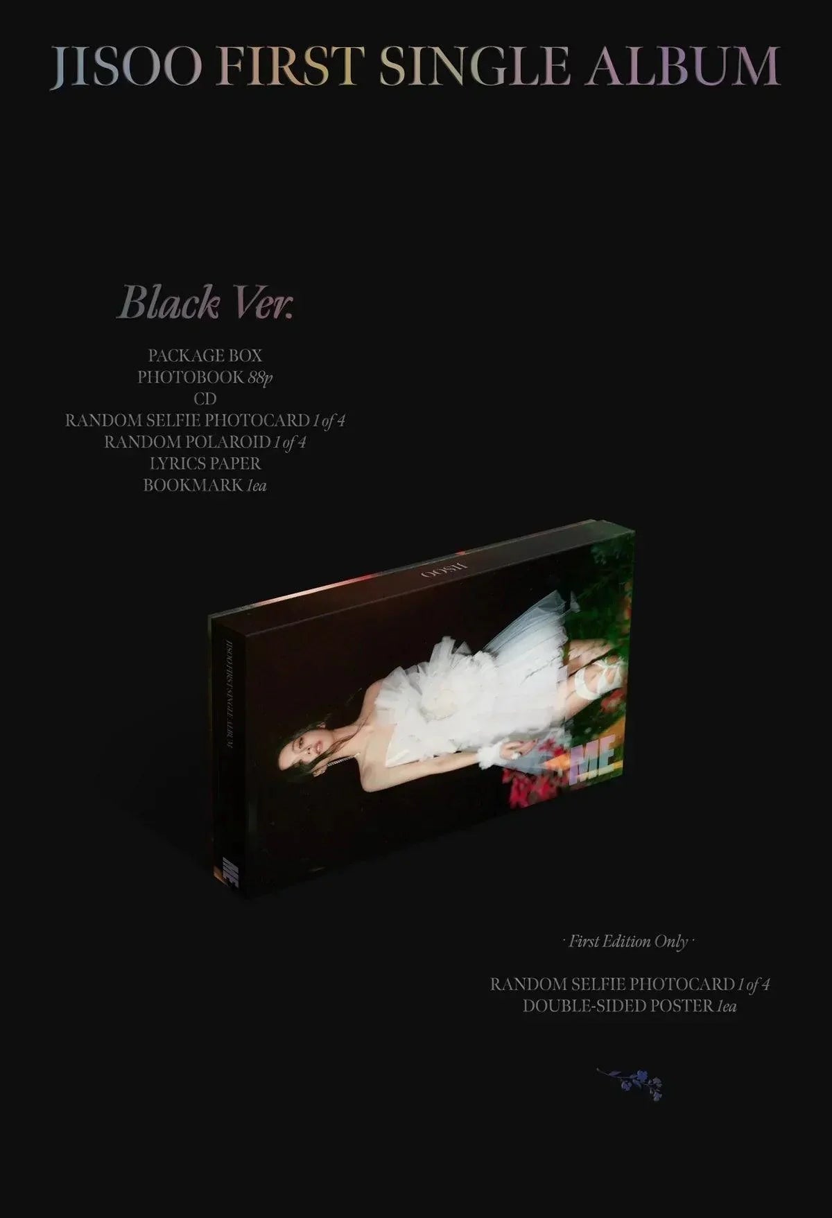BLACKPINK JISOO - ME 1st Single Album - K-pop