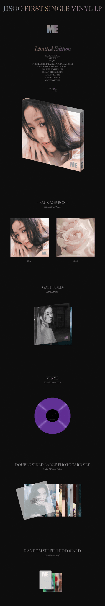 BLACKPINK JISOO - ME VINYL LP LIMITED EDITION - K-pop