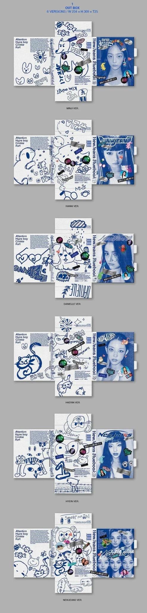 NewJeans - NewJeans 1st Ep Bluebook Version (Random) - K-pop