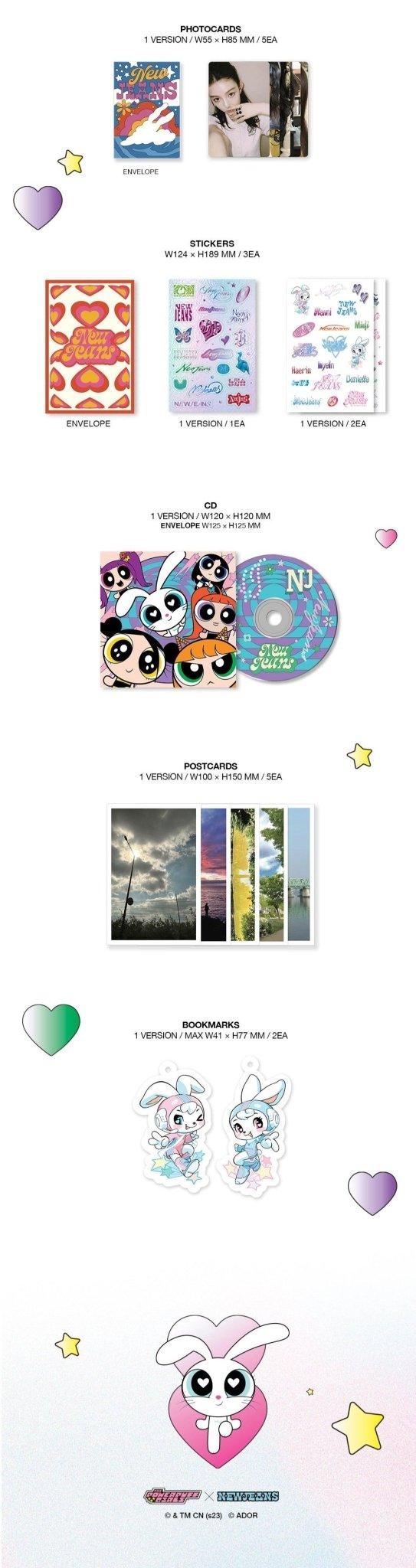 NewJeans - Get Up 2nd EP (The POWERPUFF GIRLS X NJ Box Version) - K-pop