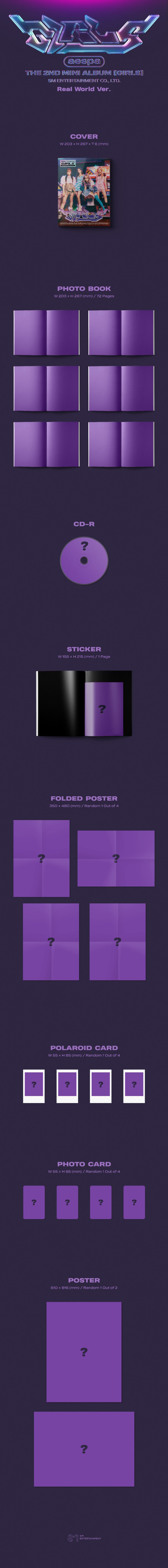 aespa - Girls 2nd Mini Album (Real World Version) - K-pop