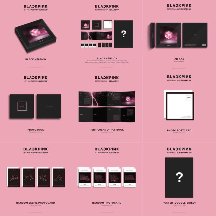 BLACKPINK - SQUARE UP Mini Album Vol. 1 (Random) - K-pop