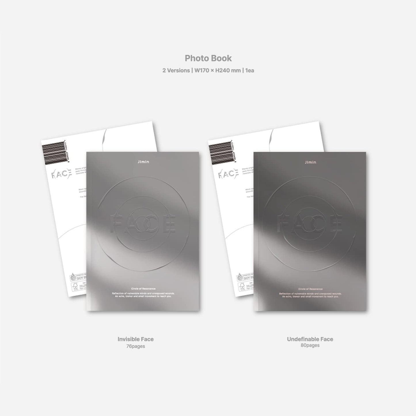 BTS JIMIN - FACE 1ST SOLO ALBUM - K-pop
