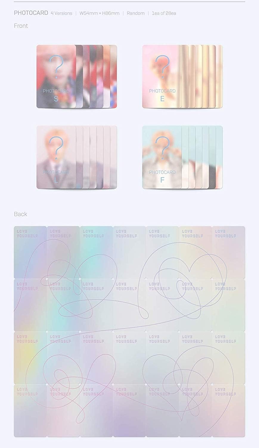BTS - Love Yourself 結 Answer (Random) - K-pop