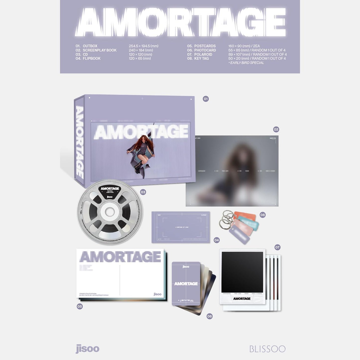 BLACKPINK JISOO - AMORTAGE (Exclusive Edition) - K-pop