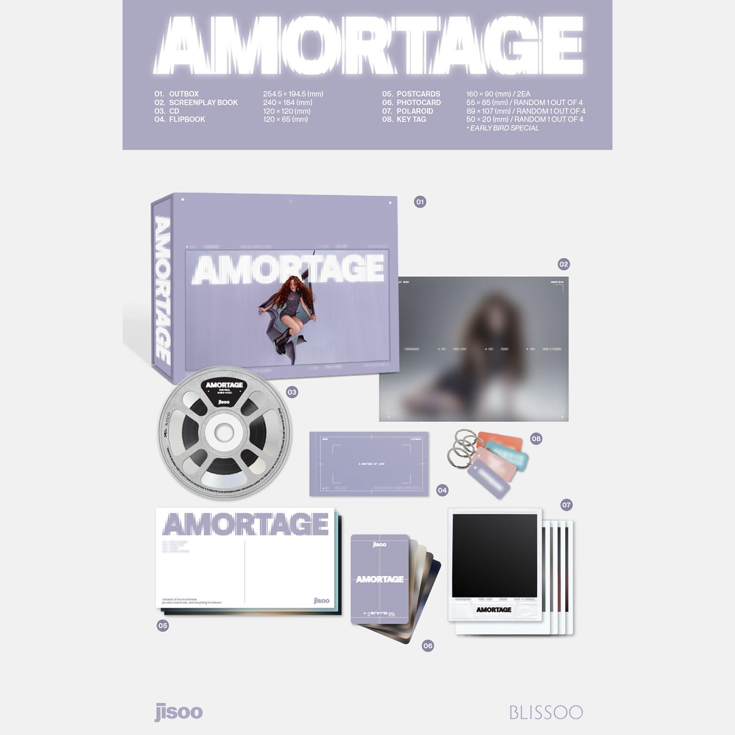 BLACKPINK JISOO - AMORTAGE (Exclusive Edition) - K-pop