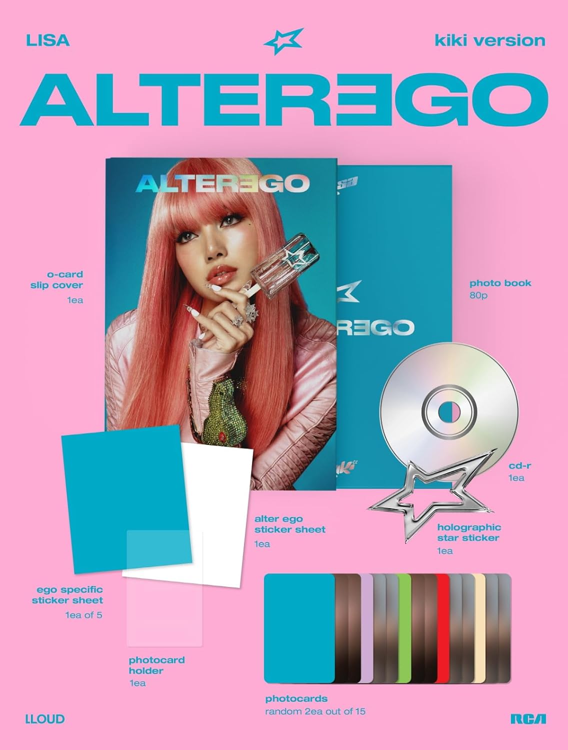 LISA - Alter Ego Photobook (Random) - K-pop