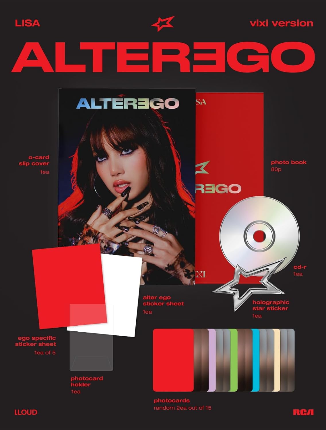 LISA - Alter Ego Photobook (Random) - K-pop