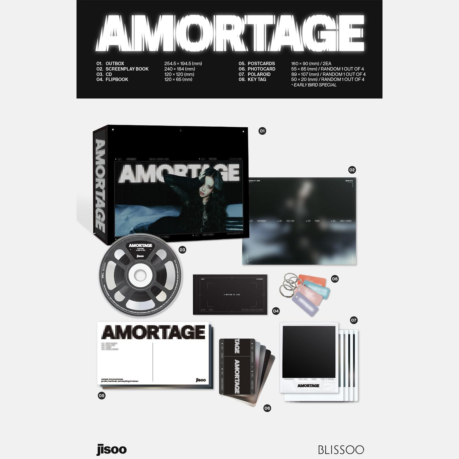 BLACKPINK JISOO - AMORTAGE (Exclusive Edition) - K-pop